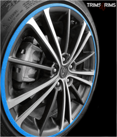 Trims4rims- Felgenrandaufkleber für Alu Felgen bis 22 - blau